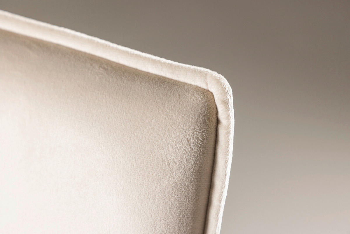 STOL stål  - beige/svart, Modern, metall/textil (57/87/60cm) - Livetastic