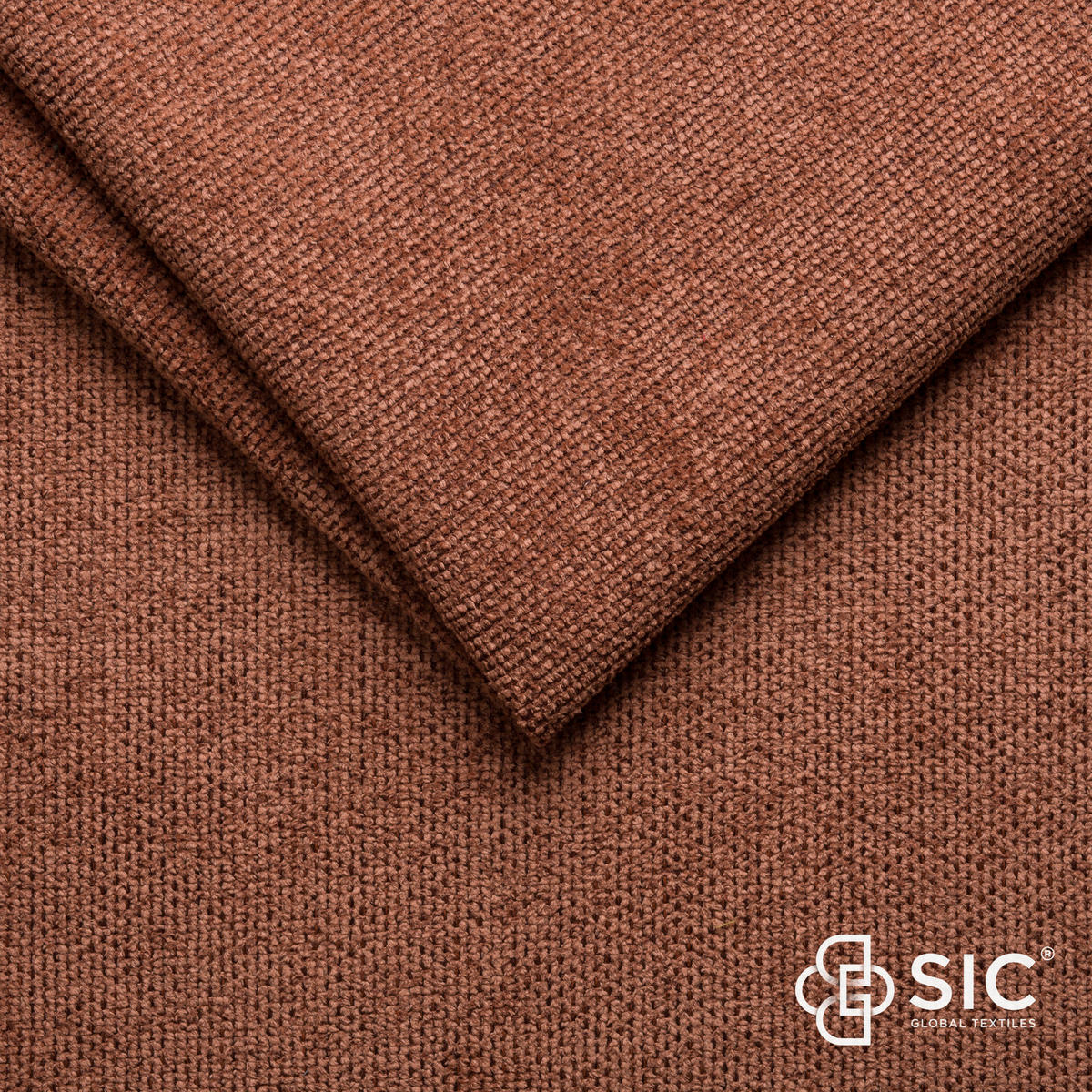 ECKSOFA inkl. Funktionen Terracotta Webstoff  inkl. Rückenkissen, Bettkasten, Schlaffunktion, Rücken echt  - Wengefarben/Terracotta, Design, Holz/Textil (211/314cm) - Stylife