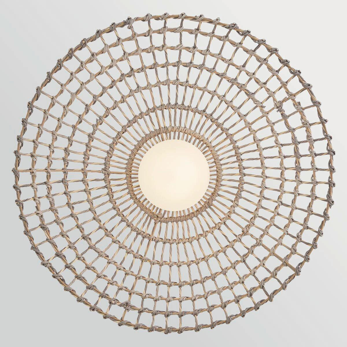 HÄNGELEUCHTE Hinkley 21/76,2 cm  - Schwarz, Natur, Holz/Metall (21/76,2cm) - Elstead Lighting