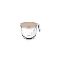 MESSBECHER - Transparent/Creme, KONVENTIONELL, Glas/Kunststoff (1l) - Mepal