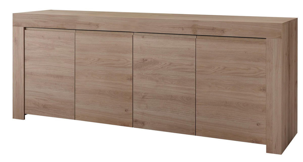 SIDEBOARD  210/81/42 cm  - Eichefarben, Design, Holzwerkstoff (210/81/42cm) - MID.YOU