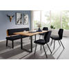 SITZBANK 200/85/60 cm  in Schwarz  - Schwarz, MODERN, Holz/Textil (200/85/60cm) - Venda
