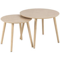 SET KLUBSKIH MIZIC, naravne barve  - naravne barve, Design, les (60/60/45cm) - MID.YOU