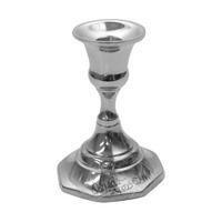 KERZENSTÄNDER - Silberfarben, Design, Metall (9/8/12,5cm) - Ambia Home