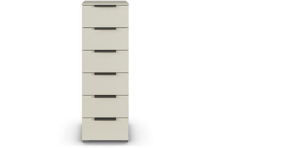 KOMMODE 40/119/42 cm in Champagner - Champagner/Graphitfarben, Trend, Holzwerkstoff/Metall (40/119/42cm) - Novel