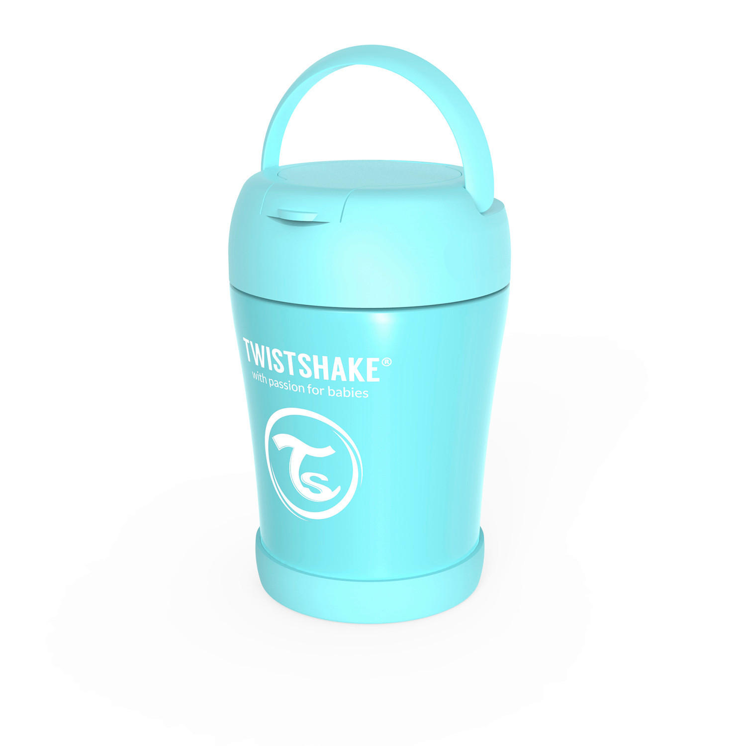 ISOLIERSPEIßEGEFÄß  - Blau, Basics, Metall (10/14,5/10cm) - Twistshake