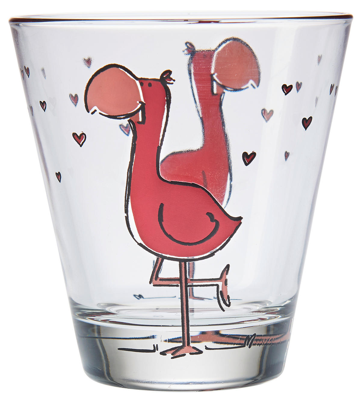 KINDERGLAS 215 ml  - Transparent/Rosa, Trend, Glas (215ml) - Leonardo