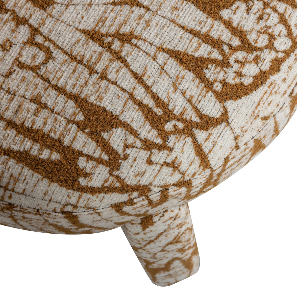 SESSEL in Webstoff Braun, Naturfarben  - Braun/Naturfarben, Design, Textil (75/76/69cm) - Livetastic