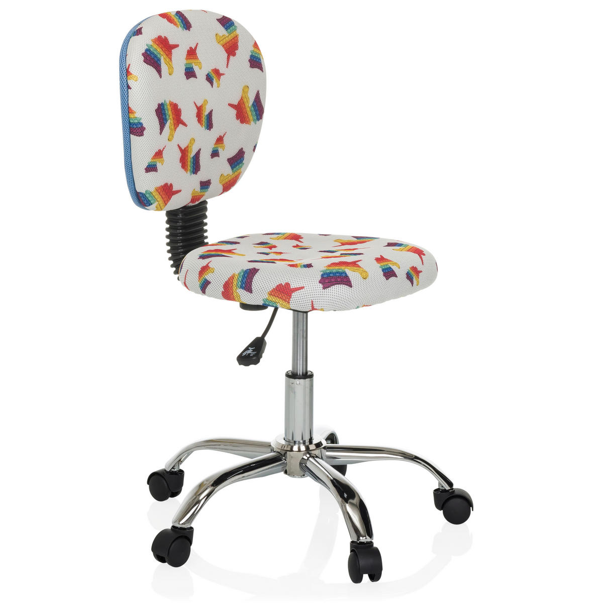 JUGENDDREHSTUHL  in Struktur Multicolor  - Multicolor/Alufarben, MODERN, Kunststoff/Textil (50/79-89/50cm) - MID.YOU