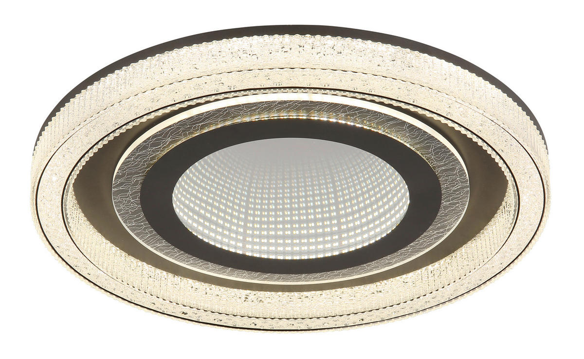 LED-DECKENLEUCHTE  48/7 cm    - Klar/Weiss, Basics, Kunststoff/Metall (48/7cm) - Globo