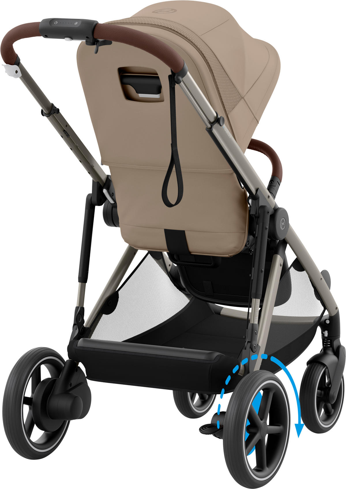 KINDERWAGEN  EGAZELLE S  Almond Beige  - Taupe, Basics, Kunststoff/Metall (94.5/66/100cm) - cybex GOLD