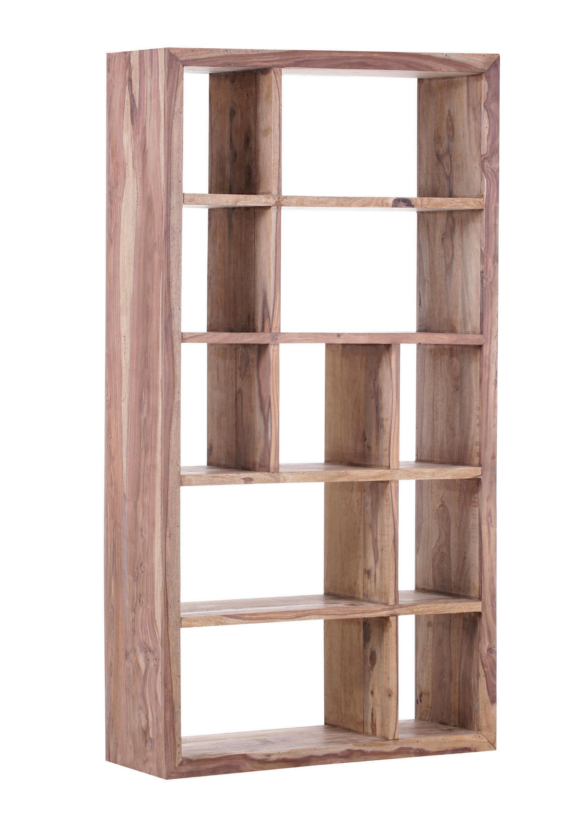 REGAL Sheesham massiv Naturfarben  - Naturfarben, LIFESTYLE, Holz (95/180/35cm) - Landscape