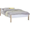BETT 120/200 cm  in Weiss, Birkefarben   - Weiss/Birkefarben, Design, Holz/Holzwerkstoff (120/200cm) - Paidi