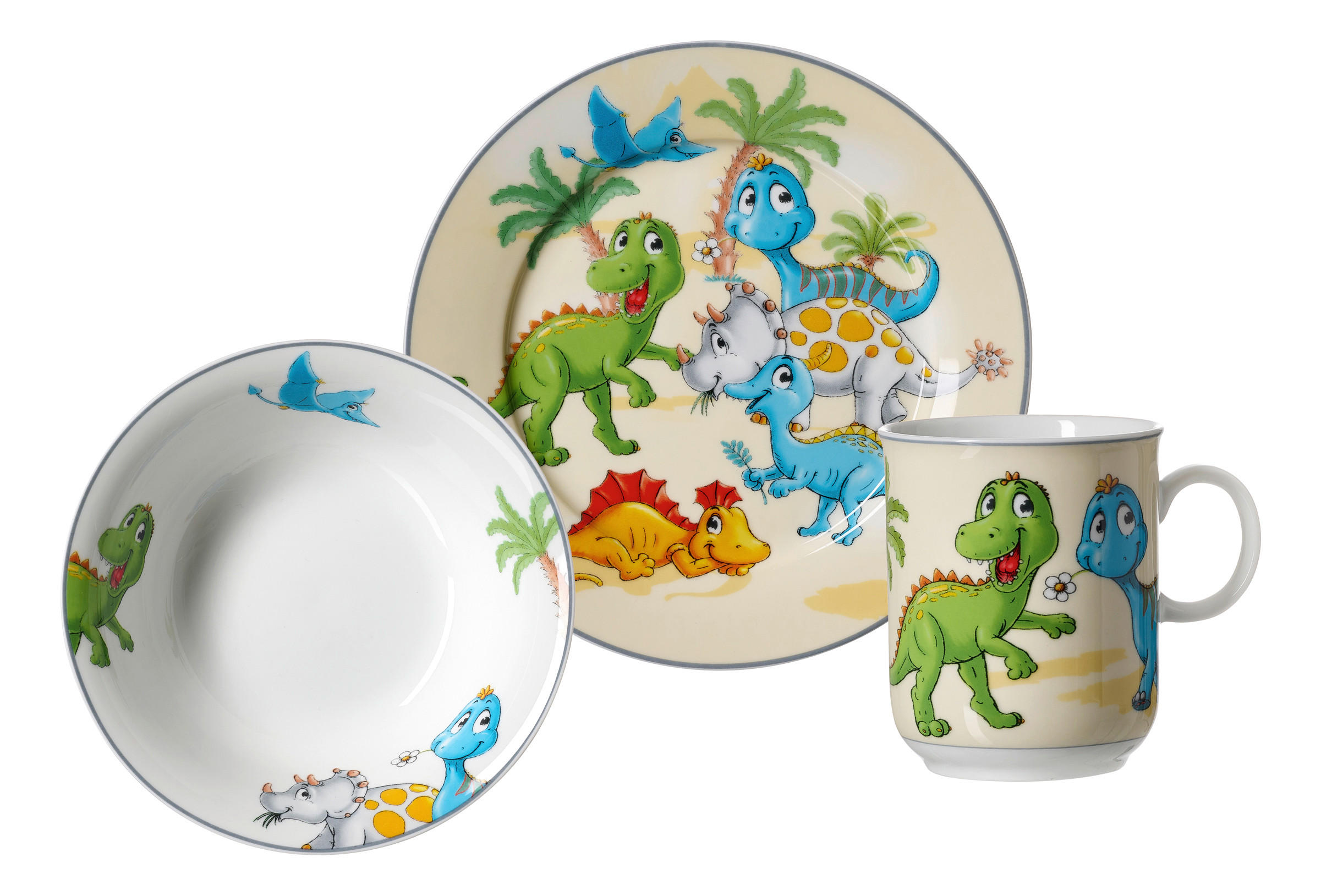 KINDERTELLER  - Multicolor, Basics, Keramik (20/20/11cm) - Ritzenhoff Breker