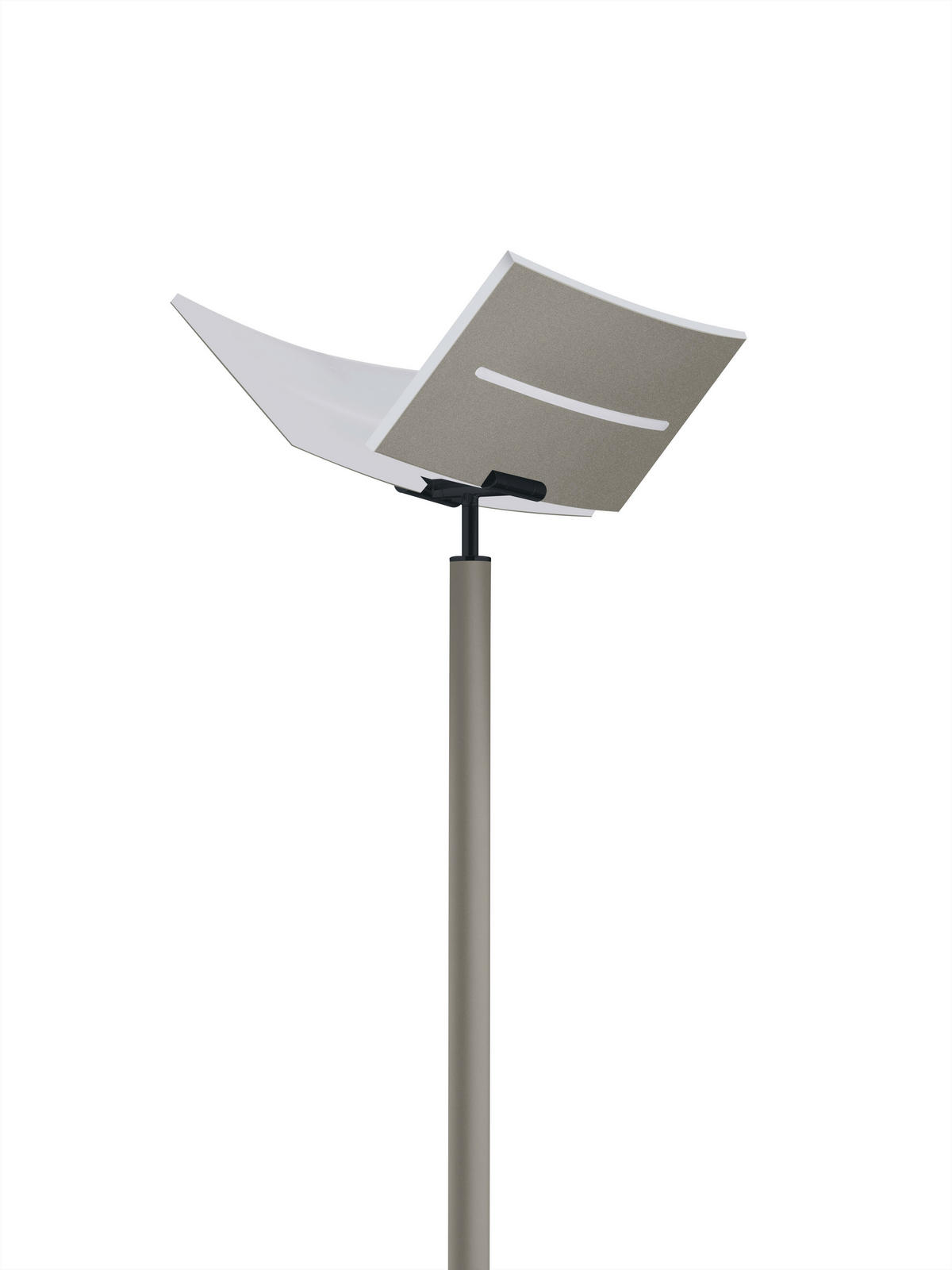 LED-STEHLEUCHTE 50/185 cm    - Taupe, Basics, Metall (50/185cm) - Hell