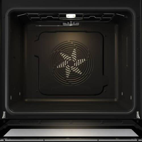 BACKOFENSET BLACK PEPPER SIX  - Edelstahlfarben, Basics, Glas/Metall (59,5/59,5/56,4cm) - Gorenje