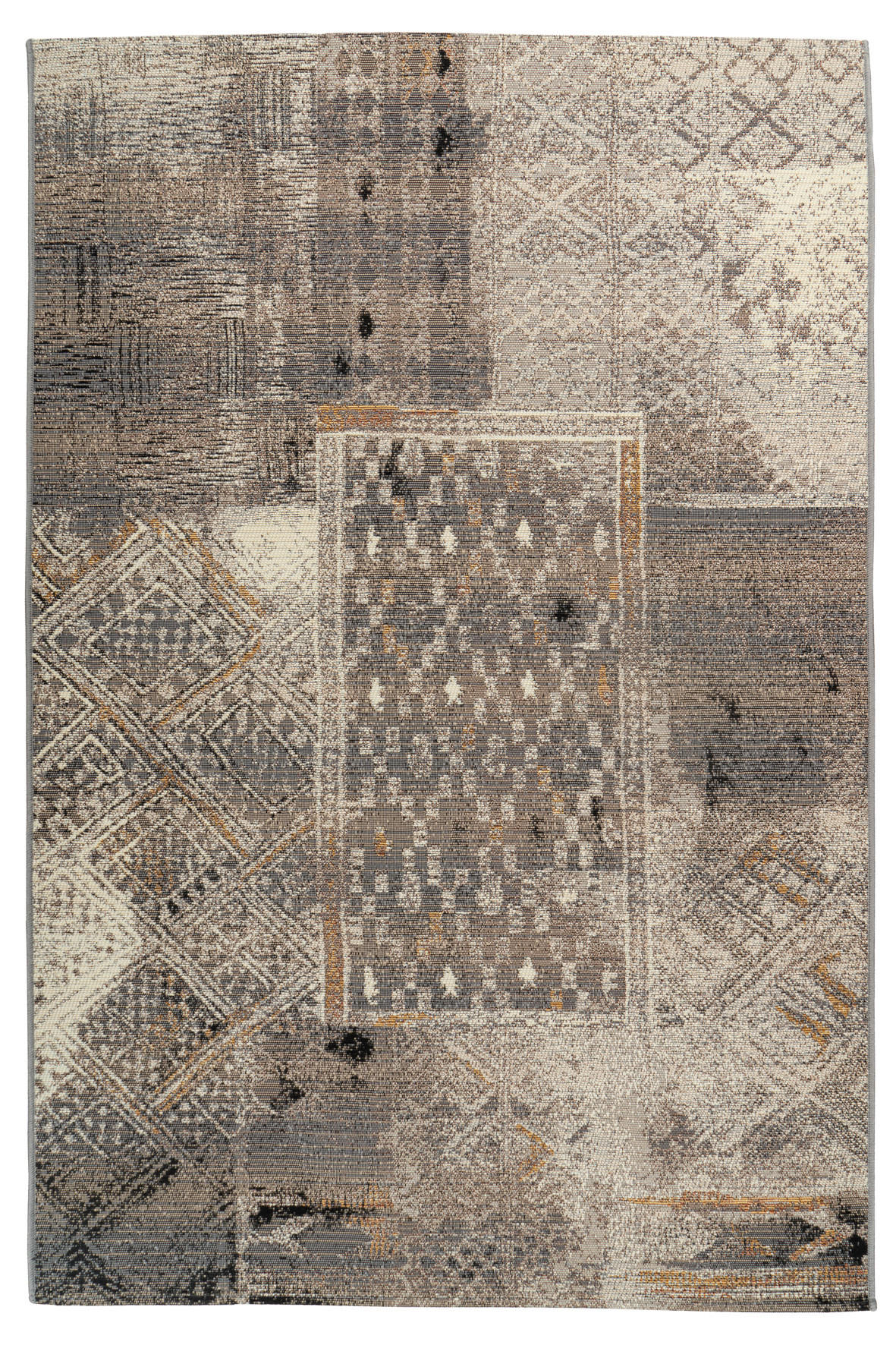 COVOR CU ȚESĂTURĂ PLATĂ  - maro, Basics, textil (120/170cm)