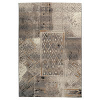 COVOR CU ȚESĂTURĂ PLATĂ  - maro, Basics, textil (120/170cm)