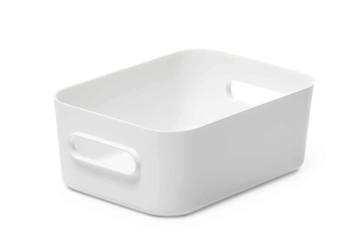 FÖRVARINGSLÅDA 20/14/7,5 cm   - vit, Basics, plast (20/14/7,5cm) - Smart Store