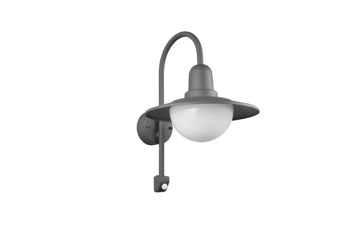 AUßENWANDLEUCHTE   - Anthrazit/Weiß, KONVENTIONELL, Glas/Metall (45,5/30/38cm) - Trio Leuchten