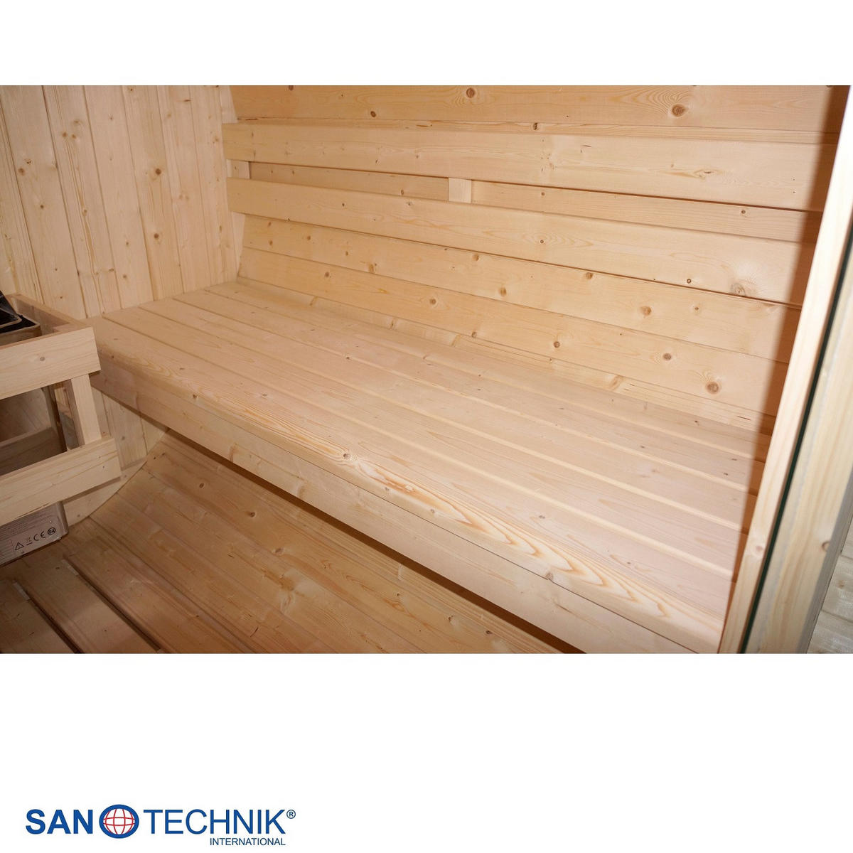 SUDOVÁ SAUNA  - barvy smrku, Konvenční, dřevo/sklo (189/180/191,5cm) - Sanotechnik