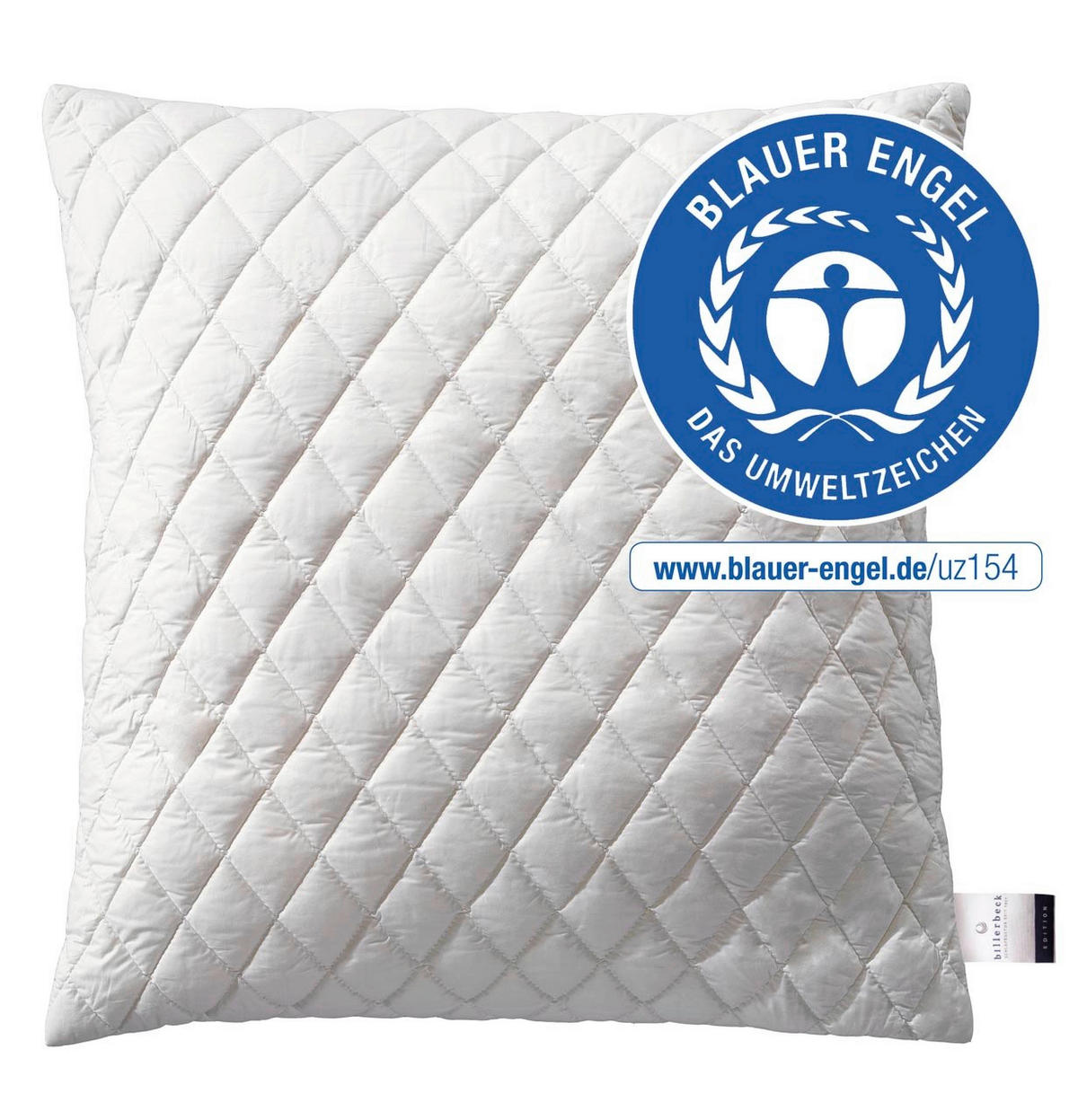 KOPFPOLSTER 80/80 cm Lasse Wolle (Schafschurwolle)  - Weiß, Basics, Textil (80/80cm) - Billerbeck