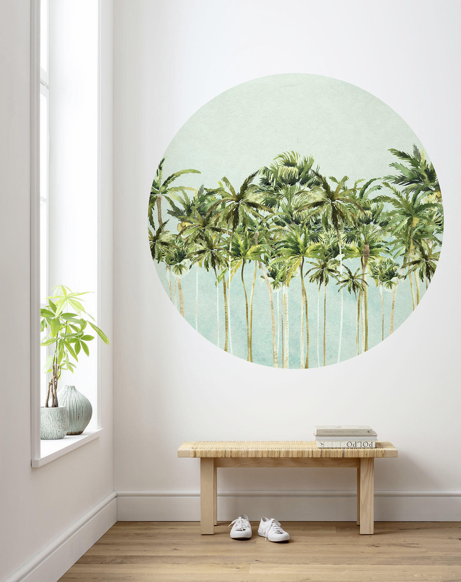 FOTOTAPETE  - Blau/Grün, Trend (125cm) - Xora
