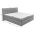 BOXSPRINGBETT in Anthrazit - Anthrazit/Schwarz, Design, Kunststoff/Textil (180/200cm) - Carryhome BOXSPRINGBETT in Anthrazit - Anthrazit/Schwarz, Design, Kunststoff/Textil (180/200cm) - Carryhome
