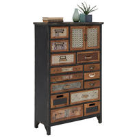 KOMMODE  in 76/119/32 cm  - Multicolor/Schwarz, Trend, Holz/Holzwerkstoff (76/119/32cm) - Landscape