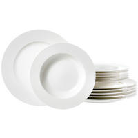 TAFELSERVICE Saphir 12-teilig  - Weiss, Konventionell, Keramik (28,5/20,5/28,5cm) - Ritzenhoff Breker