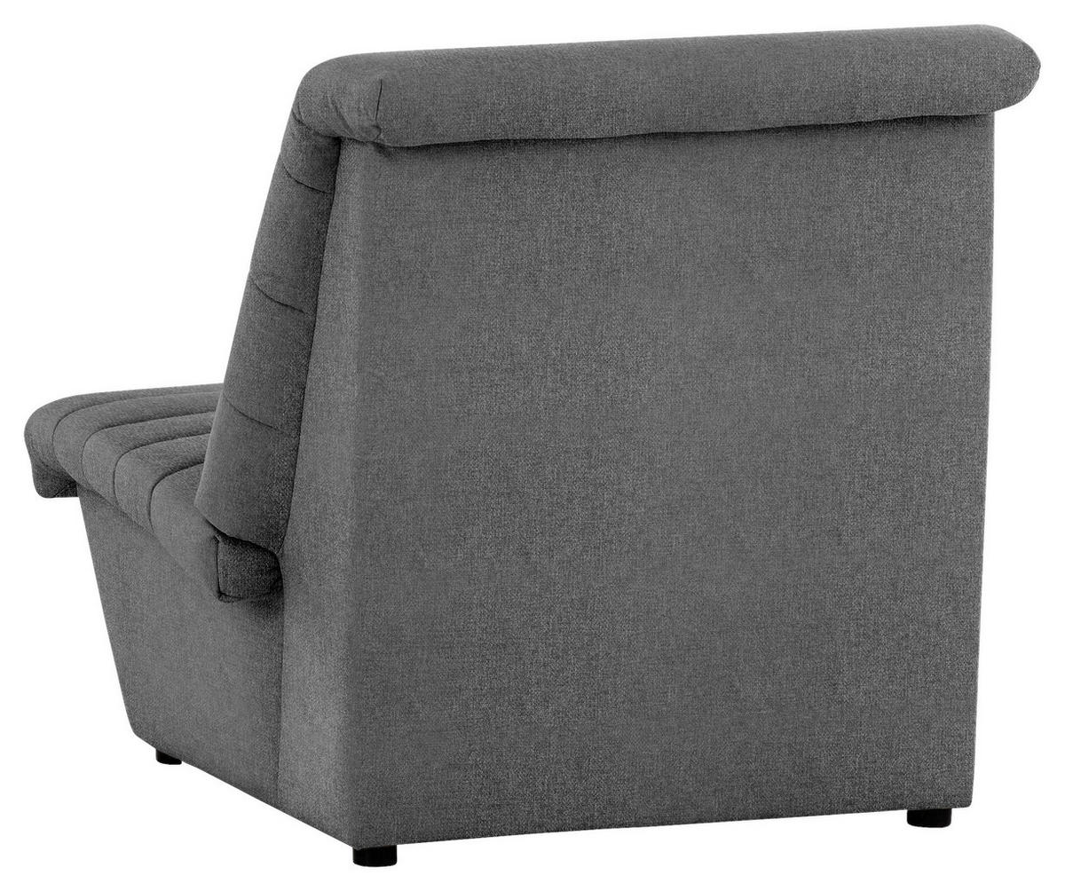 SESSEL Webstoff Graubraun    - Graubraun/Schwarz, Design, Kunststoff/Textil (92/92/103cm) - LOOKS by W.Joop