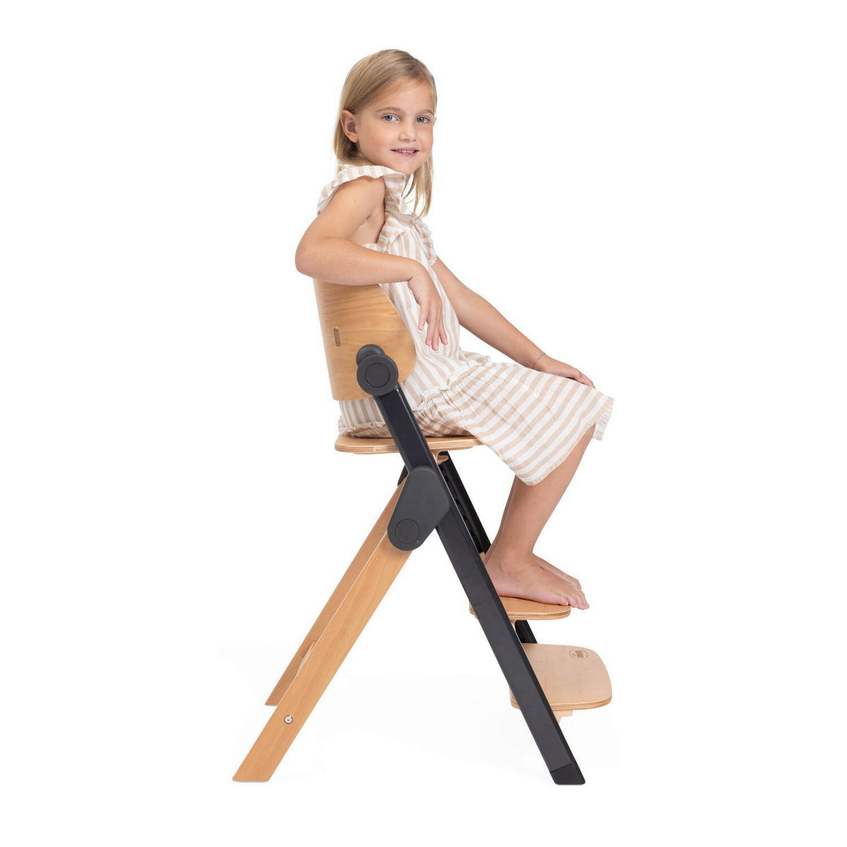 HOCHSTUHL Meraviglia  - Buchefarben/Schwarz, Basics, Holz/Kunststoff (44/63-83/55cm) - Chicco