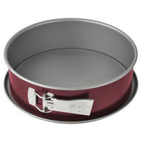 OBRUČ ZA TORTU  - siva/tamno crvena, Basics, metal (28cm) - Dr.Oetker