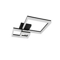 PLAFONIERĂ CU LED - alb/negru, Design, plastic/metal (65,0/17,5/46,5cm)