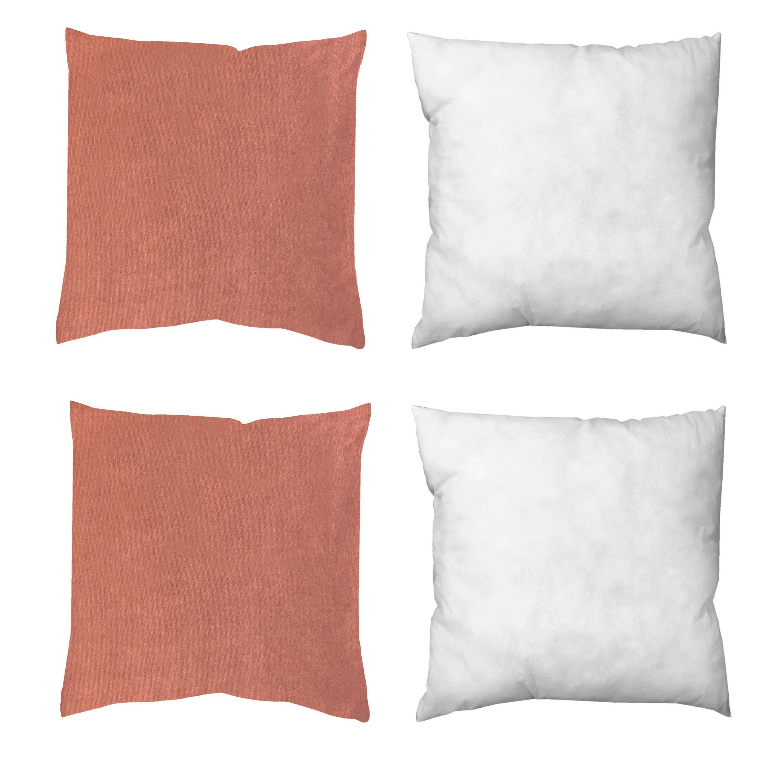 ZIERKISSEN  50/50 cm   - Altrosa, Basics, Textil (50/50cm)