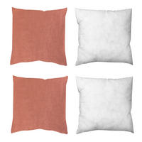 ZIERKISSEN  40/40 cm   - Altrosa, Basics, Textil (40/40cm)