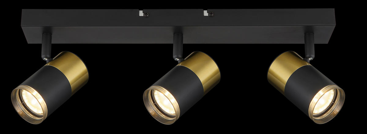 SPOTLIGHT 41/6/12 cm   - mörkgrå/svart, Design, metall/plast (41/6/12cm) - Globo