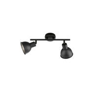 DECKENLEUCHTE    28,00/11,5/17 cm  - Schwarz, Design, Metall (28,00/11,5/17cm) - Fischer & Honsel