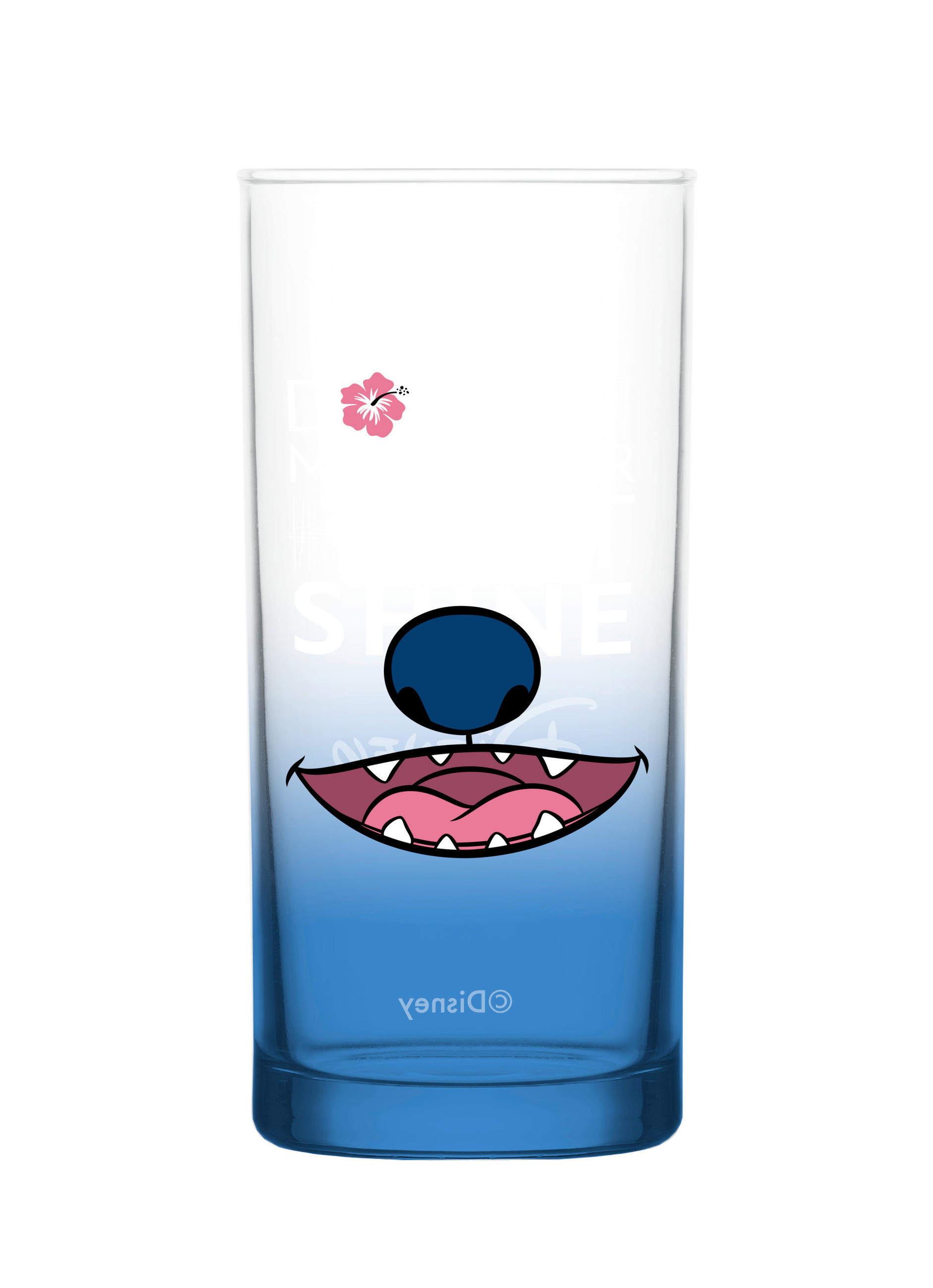 GYEREKPOHÁR - pink/fekete, Basics, üveg (0.29l)