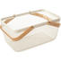OKRASNA KOŠARA - bela/rjava, Design, kovina/les (41/24,8/20cm) - Homeware OKRASNA KOŠARA - bela/rjava, Design, kovina/les (41/24,8/20cm) - Homeware