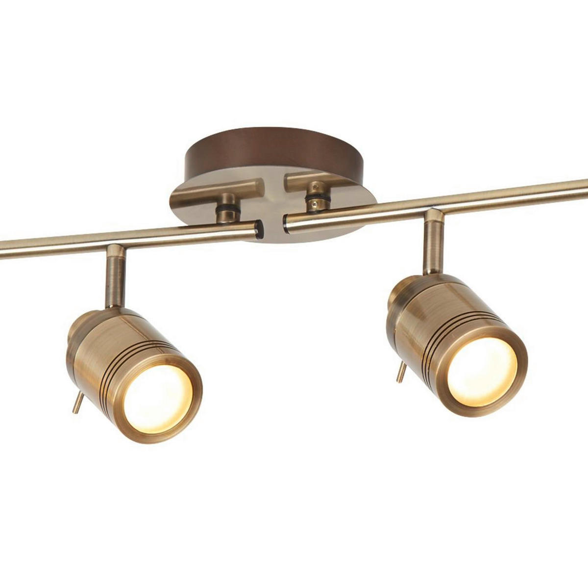 PLAFONIERĂ CU SPOT PROIECTOR - alămiu, Basics, metal (79/19.5/13cm)