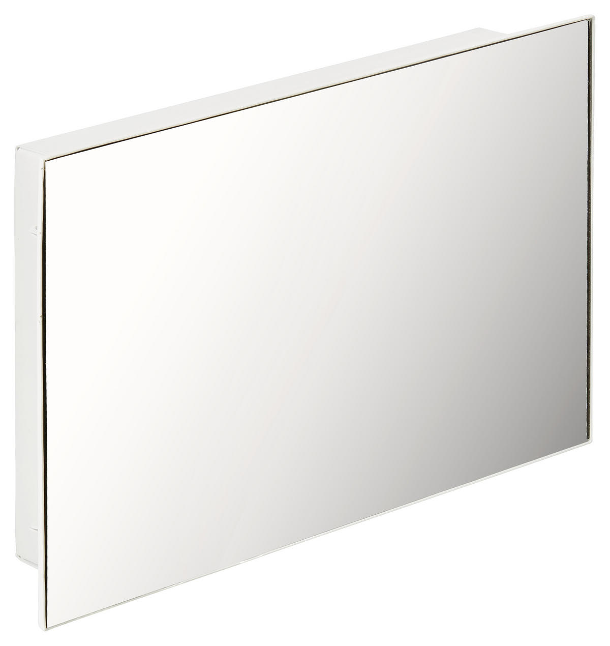 SCHLÜSSELKASTEN Weiß  - Weiß, MODERN, Glas/Metall (28/19/4cm)