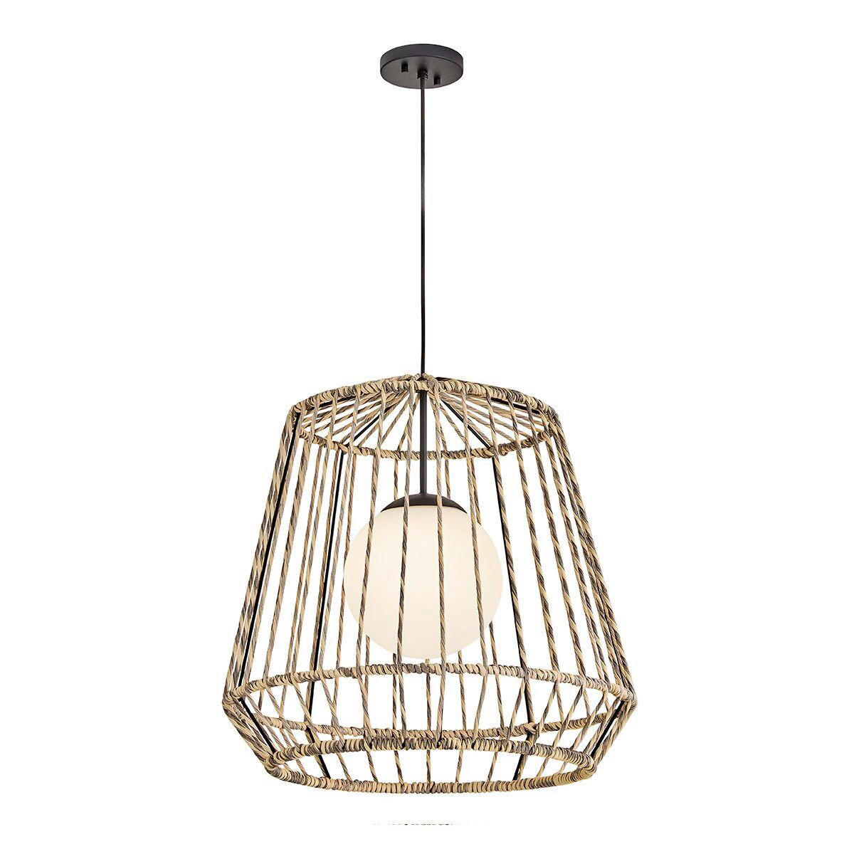 HÄNGELEUCHTE Hinkley 57,5/61 cm  - Schwarz, Design, Holz/Metall (57,5/61cm) - Elstead Lighting