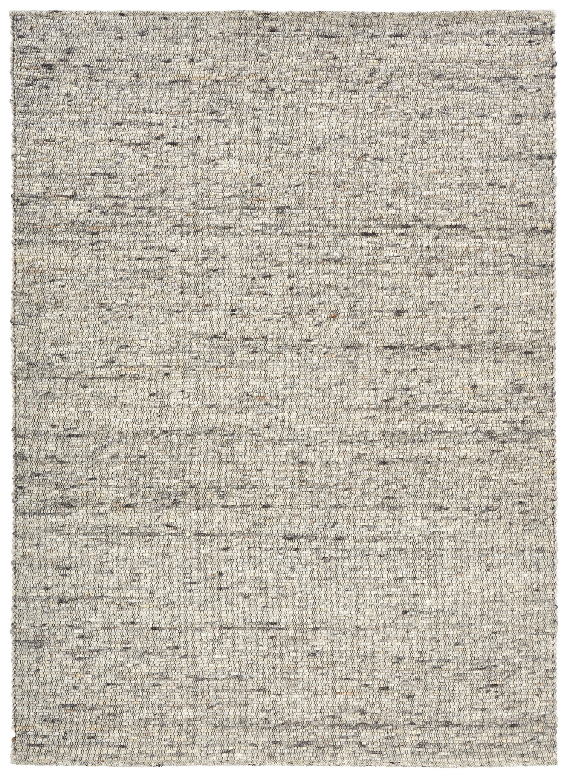 HANDWEBTEPPICH 70/130 cm Vesuv  - Schwarz/Grau, Natur, Textil (70/130cm) - Linea Natura
