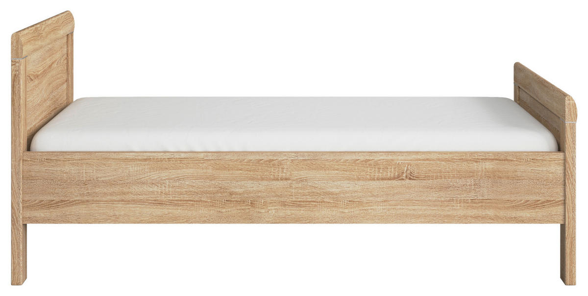 BETT 120/200 cm  in Sonoma Eiche  - Sonoma Eiche, Design, Holzwerkstoff (120/200cm) - Novel
