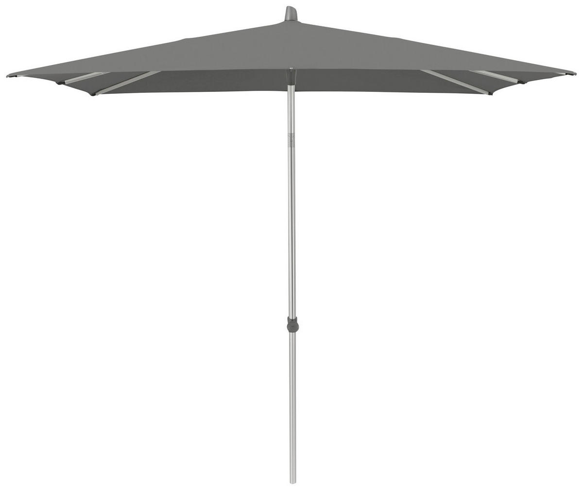 SONNENSCHIRM 210x150 cm Anthrazit  - Anthrazit/Silberfarben, Basics, Textil/Metall (210/150cm) - Glatz