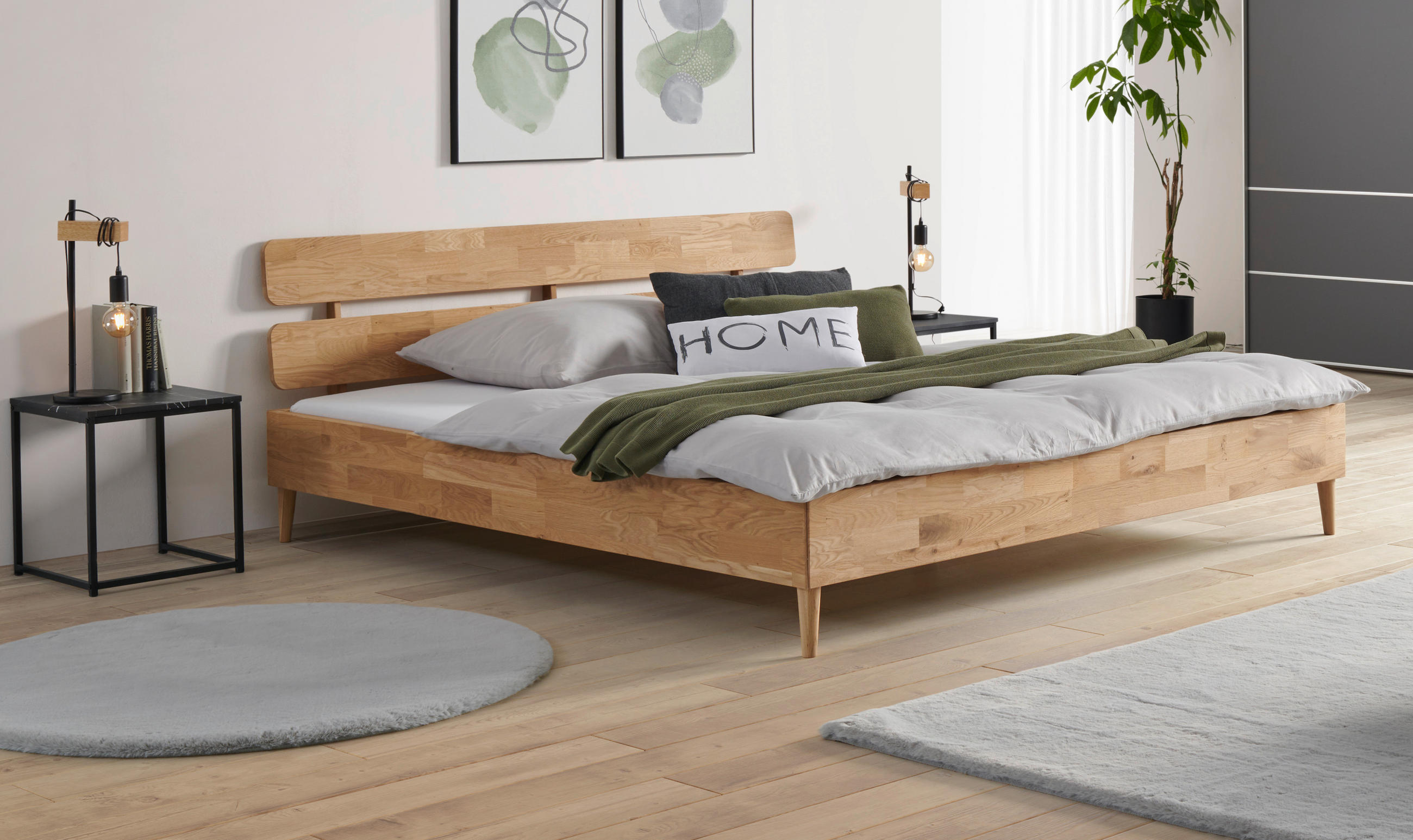 PAT, 180/200 cm, stejar sălbatic