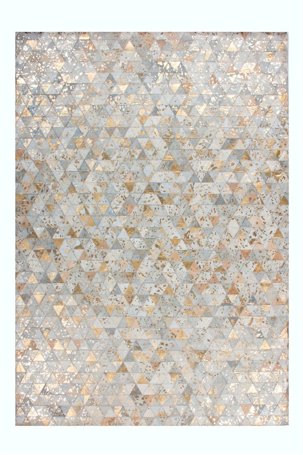 FLACHWEBETEPPICH 80/150 cm Rocket 410 Elfenbein / Gold Creme, Goldfarben  - Goldfarben/Creme, KONVENTIONELL, Leder/Textil (80/150cm)
