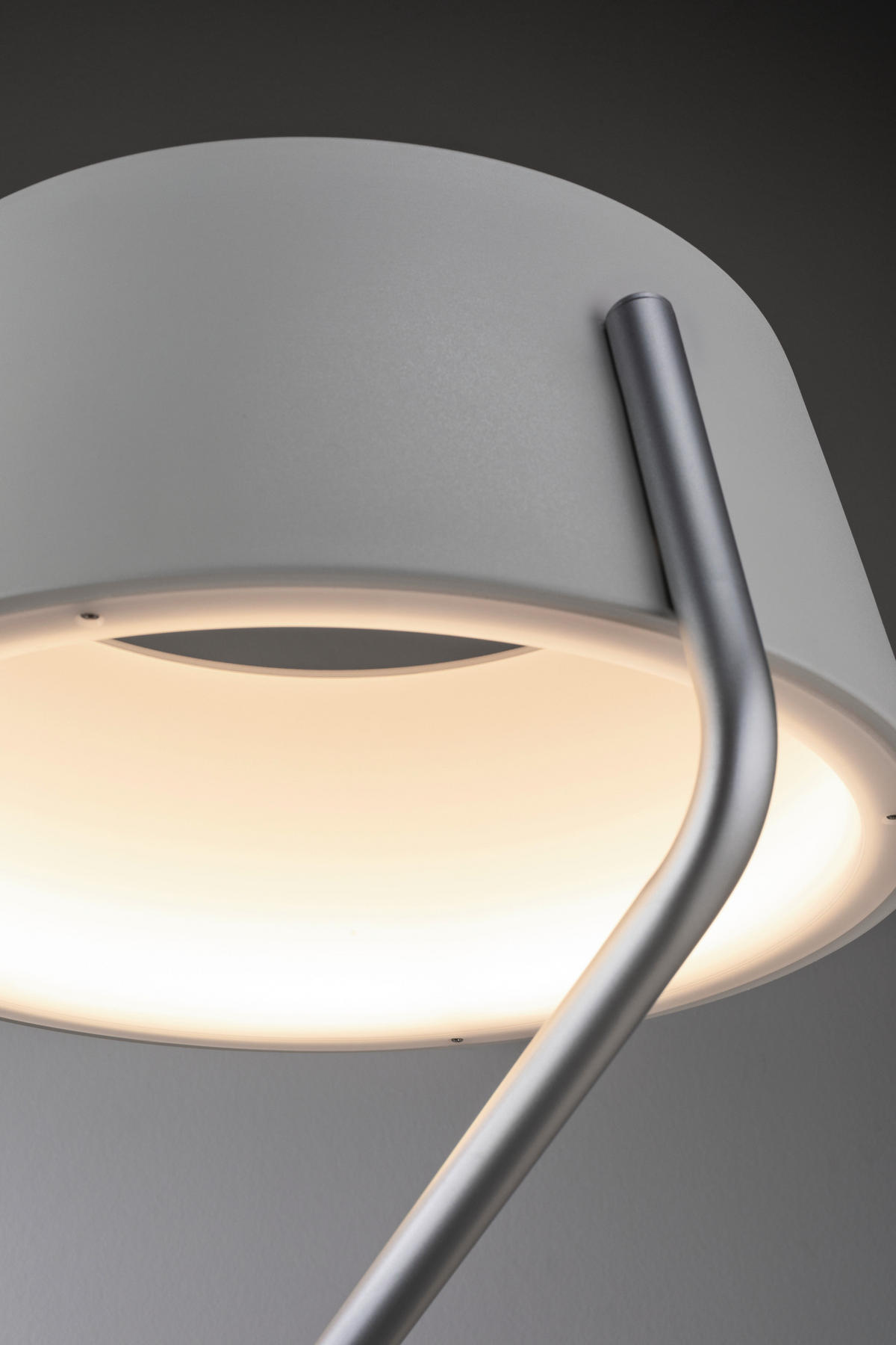 LED-STEHLEUCHTE 44,8/148 cm    - Chromfarben/Weiß, Design, Metall (44,8/148cm) - Paulmann