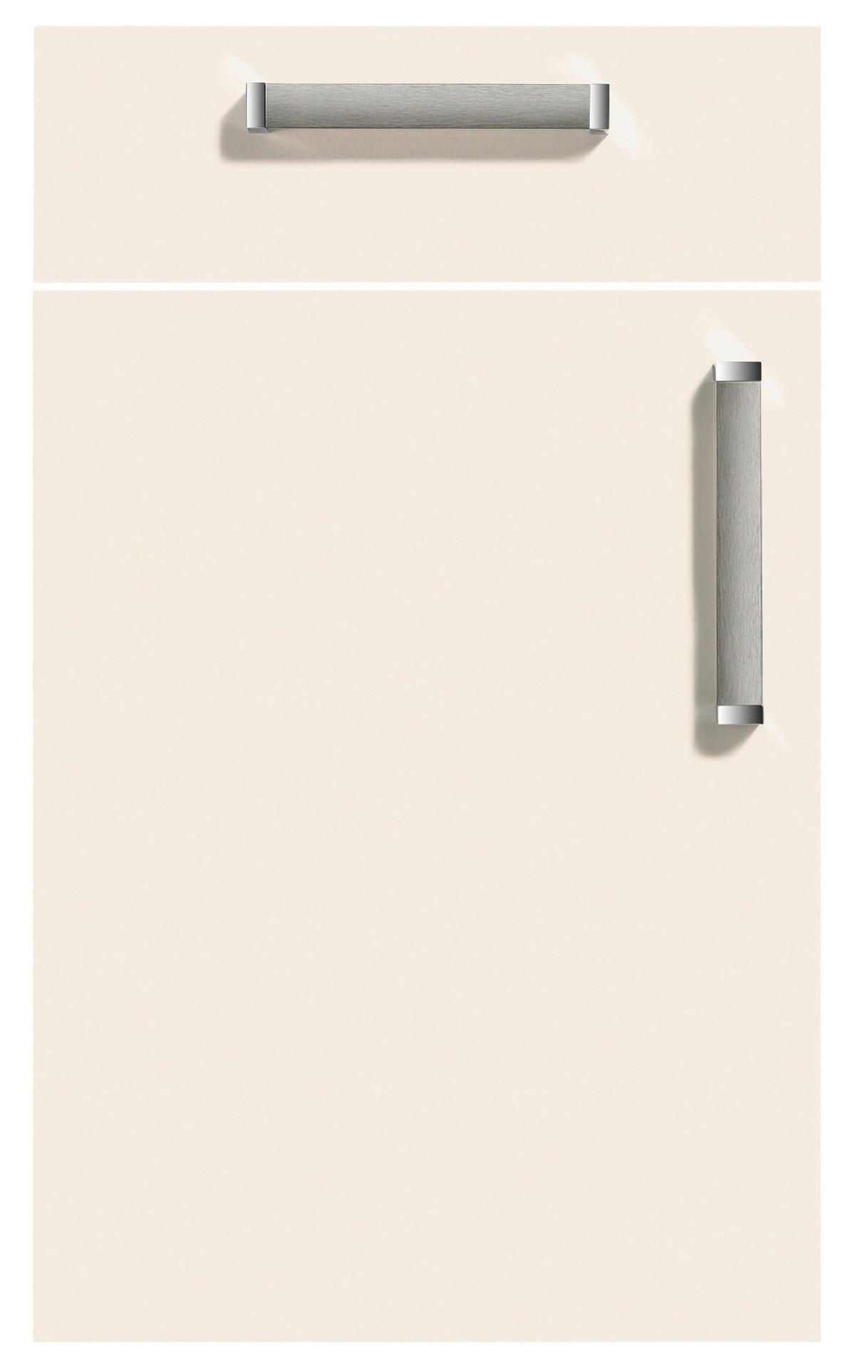 EINBAUKÜCHE   - Weiß/Grau, Design, Holzwerkstoff - Dieter Knoll
